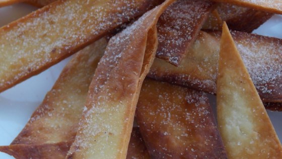 Receta de tiras de canela fritas