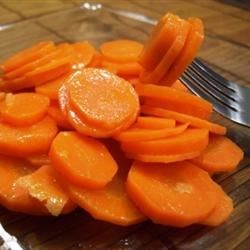Receta de zanahorias con miel y jengibre