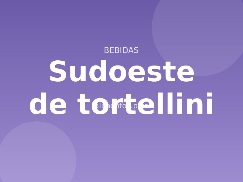 Receta del sudoeste de tortellini