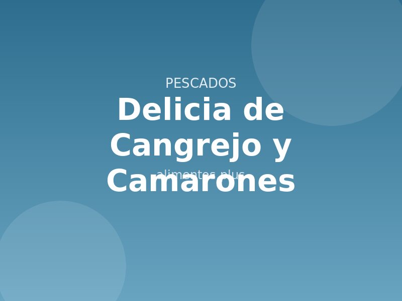 Receta Delicia de Cangrejo y Camarones