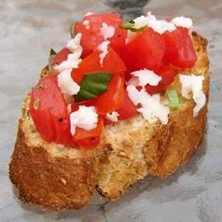 'Receta deliciosa de bruschetta de ángel'