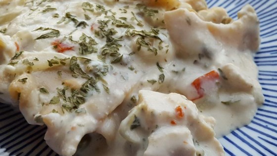 Receta Elegante Lasagna De Pollo Con Salsa Blanca