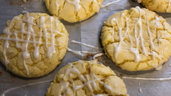 Receta fácil de galletas de pastel de limón con glaseado