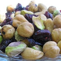 Receta festiva de tazón de nueces