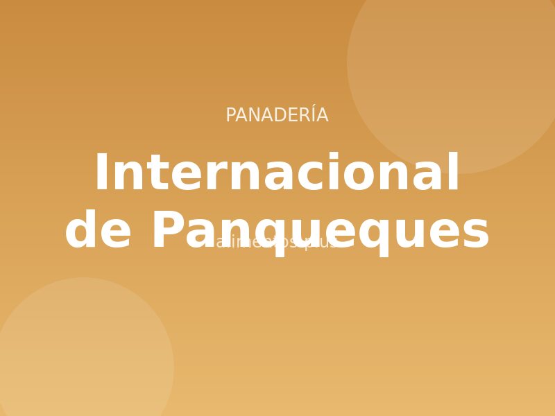 Receta Internacional de Panqueques