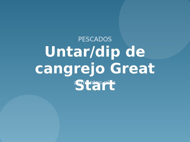 Receta para untar/dip de cangrejo Great Start