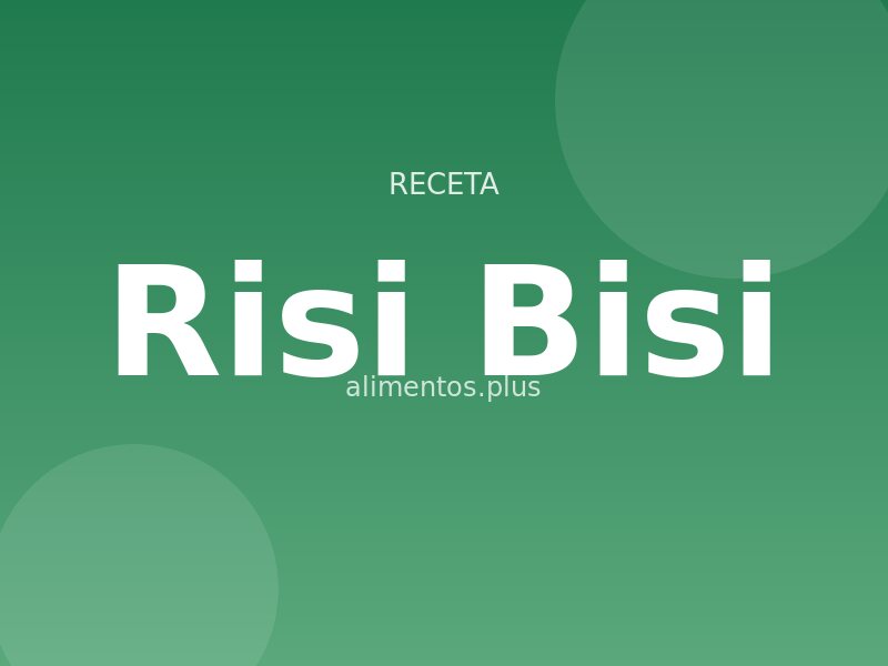 Receta Risi Bisi