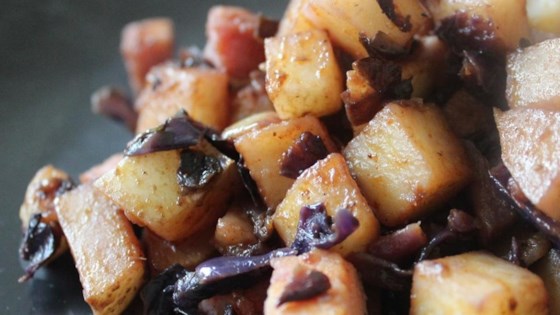 Receta Sartén de Jamón, Col y Patatas