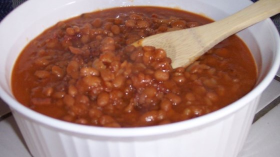 Receta simple de frijoles horneados II