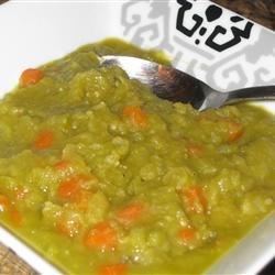 Receta Sopa De Guisantes Sin Carne De Cerdo