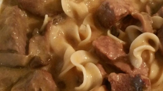 Receta Stroganoff II de carne de res en olla de cocción lenta