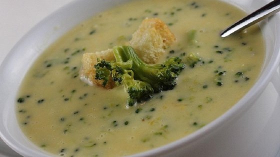 Receta V De Sopa De Queso Y Brócoli