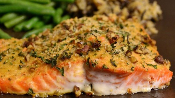 Salmón Dijon al horno Receta