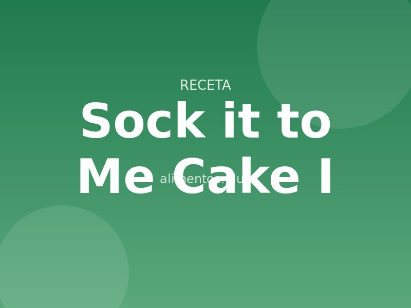 Sock it to Me Cake (I)