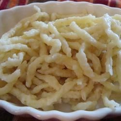 Spaetzle I Receta