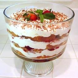 Trifle de Fresa Receta